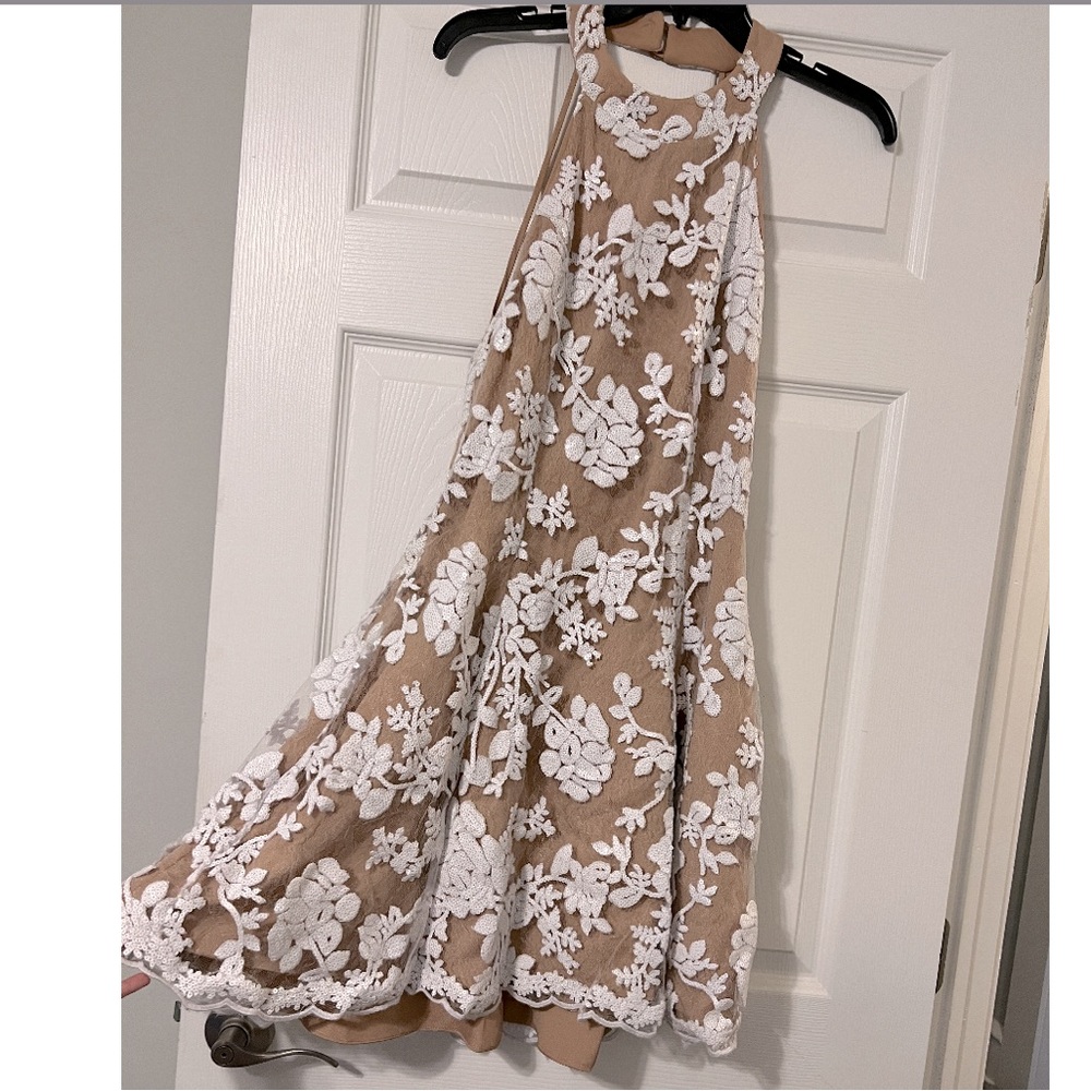 White&Nude Sequin Cocktail